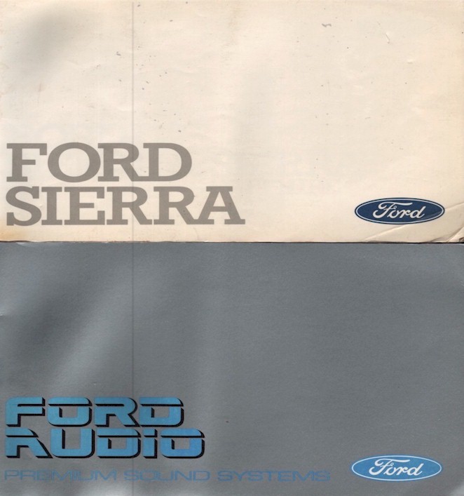 Original Ford Sierra Handbook